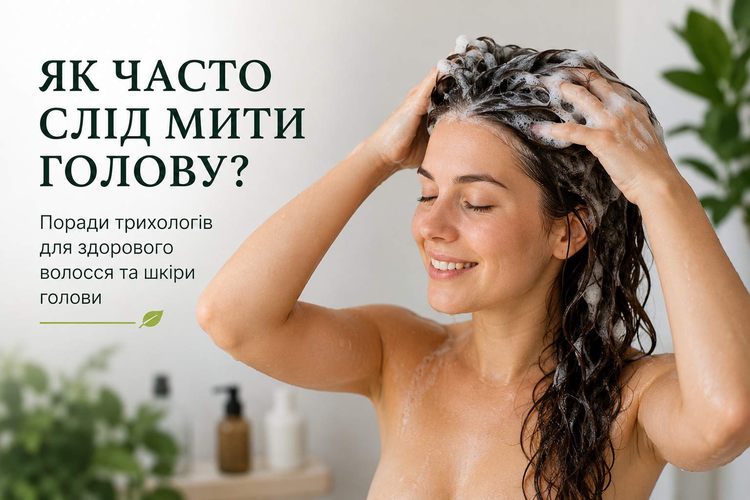 як часто слід мити голову, догляд за волоссям та шкірою голови